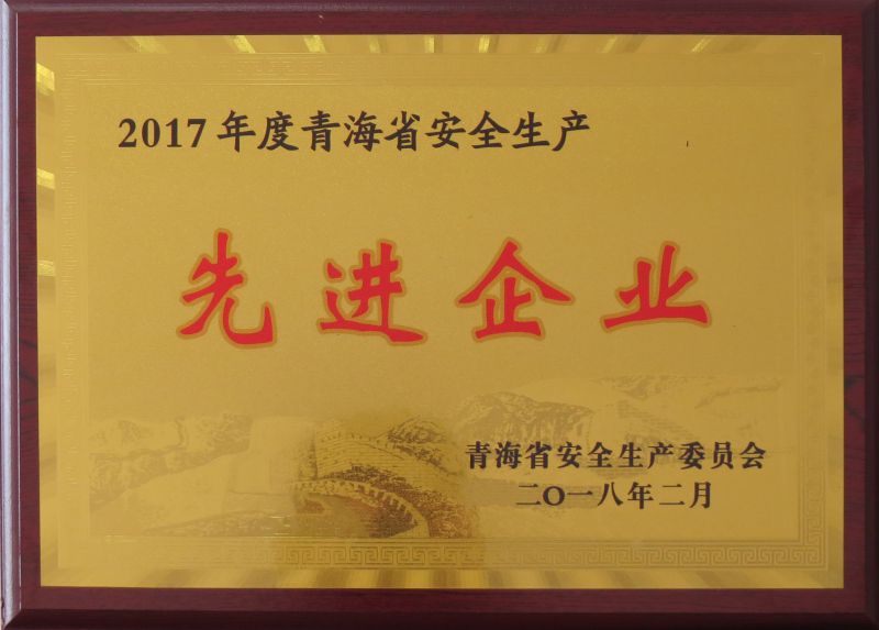 2017年度安全生產(chǎn)先進(jìn)企業(yè)