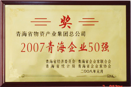 2007青海企業(yè)50強